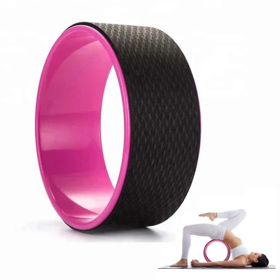 Ruota per yoga con rullo in ABS per esercizi di fitness, equilibrio in palestra